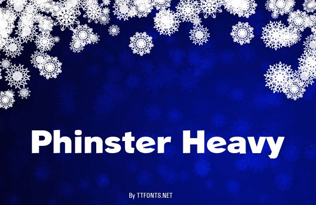 Phinster Heavy example